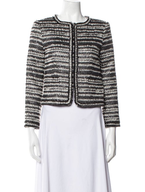 Alice + Olivia Tweed Pattern Evening Jacket