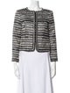 Alice + Olivia Tweed Pattern Evening Jacket