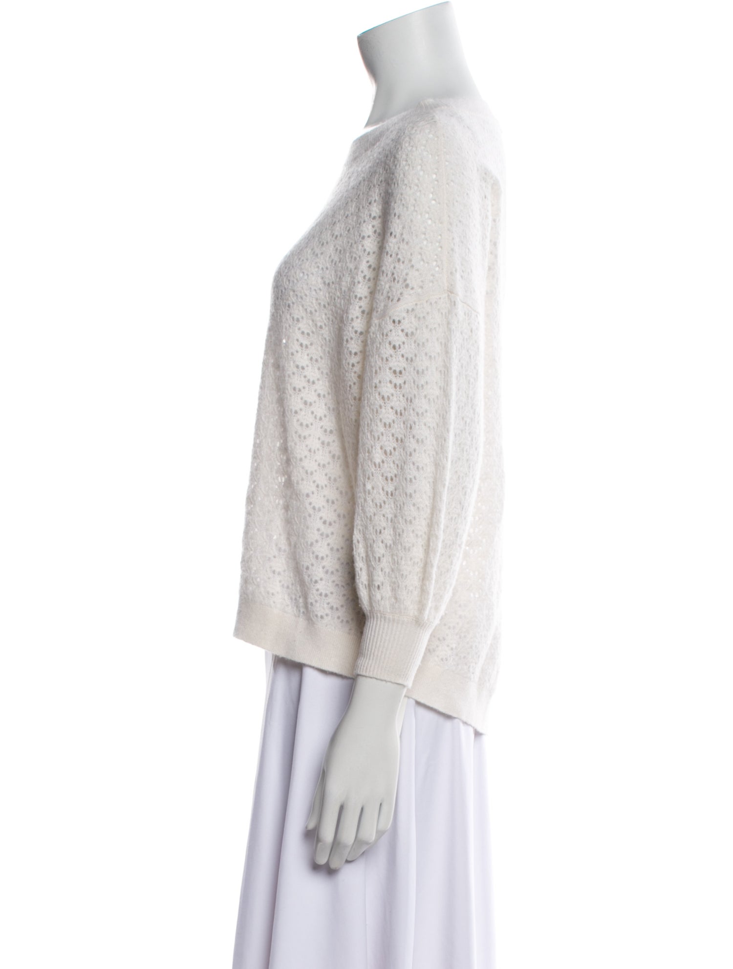 Alice + Olivia Cashmere Scoop Neck Sweater