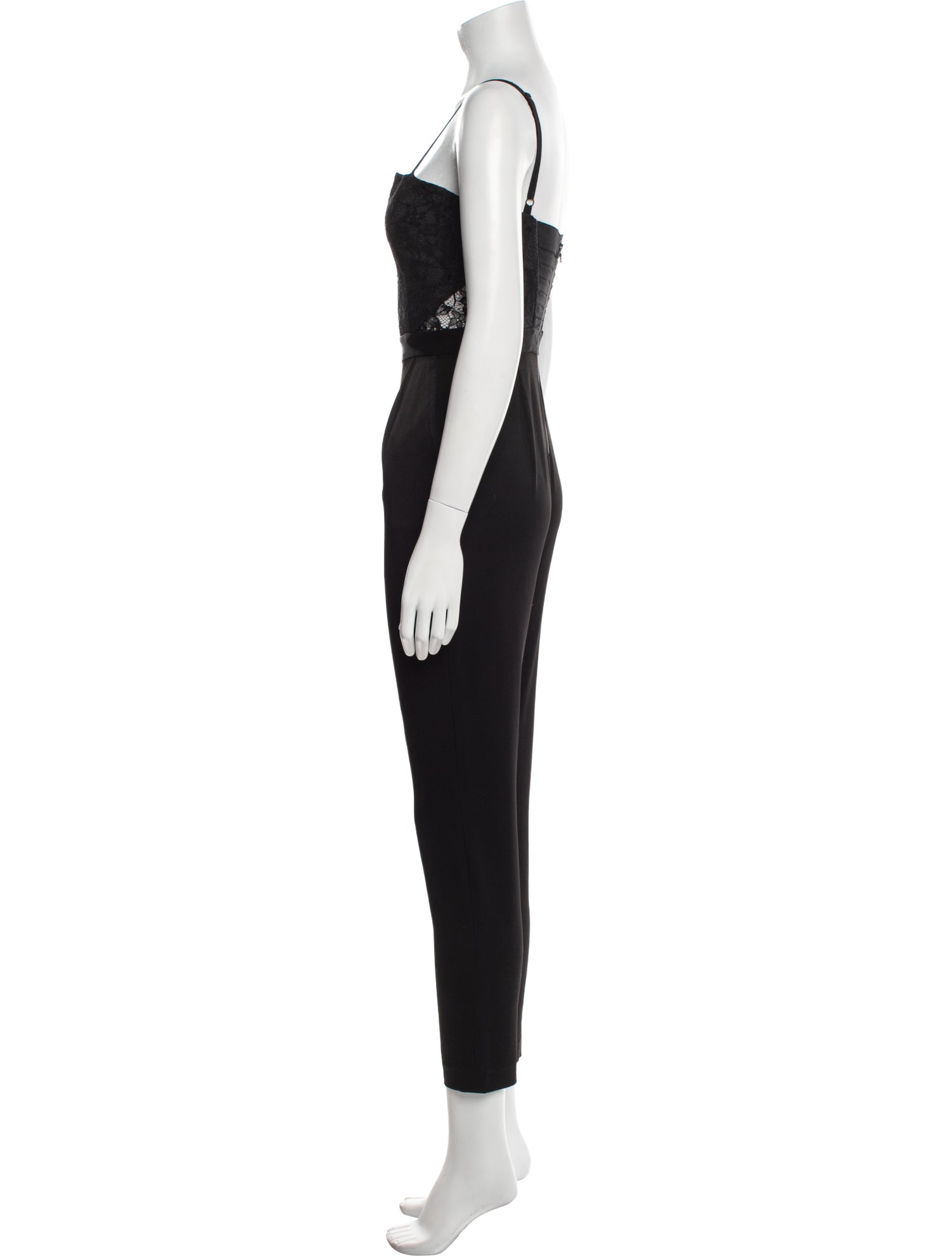 Alice + Olivia Nylon Square Neckline Jumpsuit