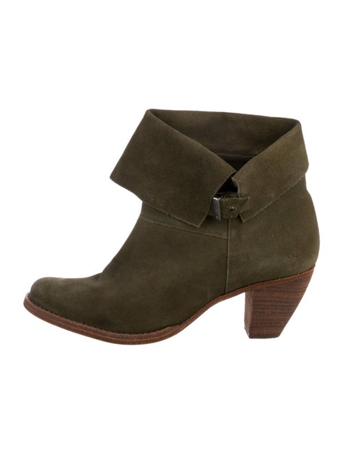 Alice + Olivia Suede Western Boots