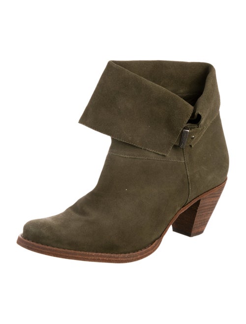 Alice + Olivia Suede Western Boots