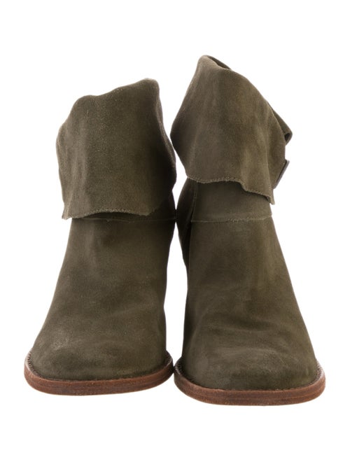 Alice + Olivia Suede Western Boots