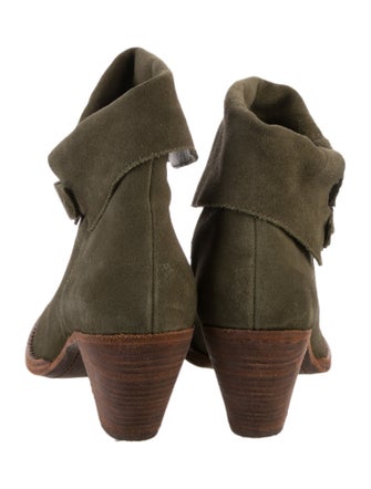 Alice + Olivia Suede Western Boots