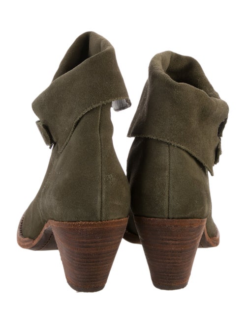 Alice + Olivia Suede Western Boots
