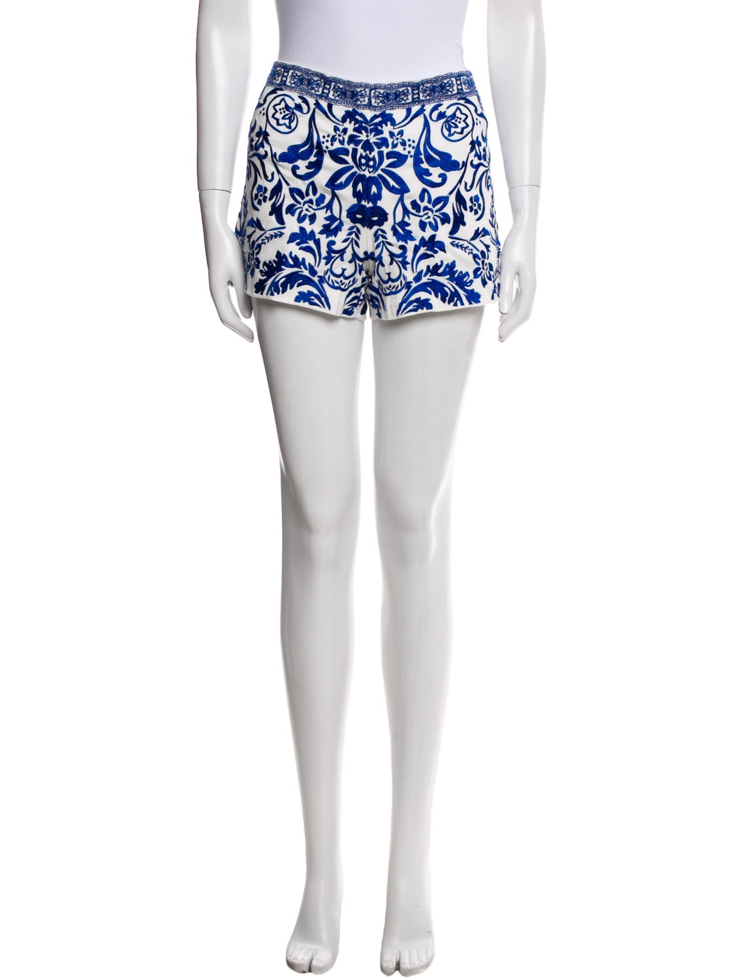 Alice + Olivia Printed Mini Shorts
