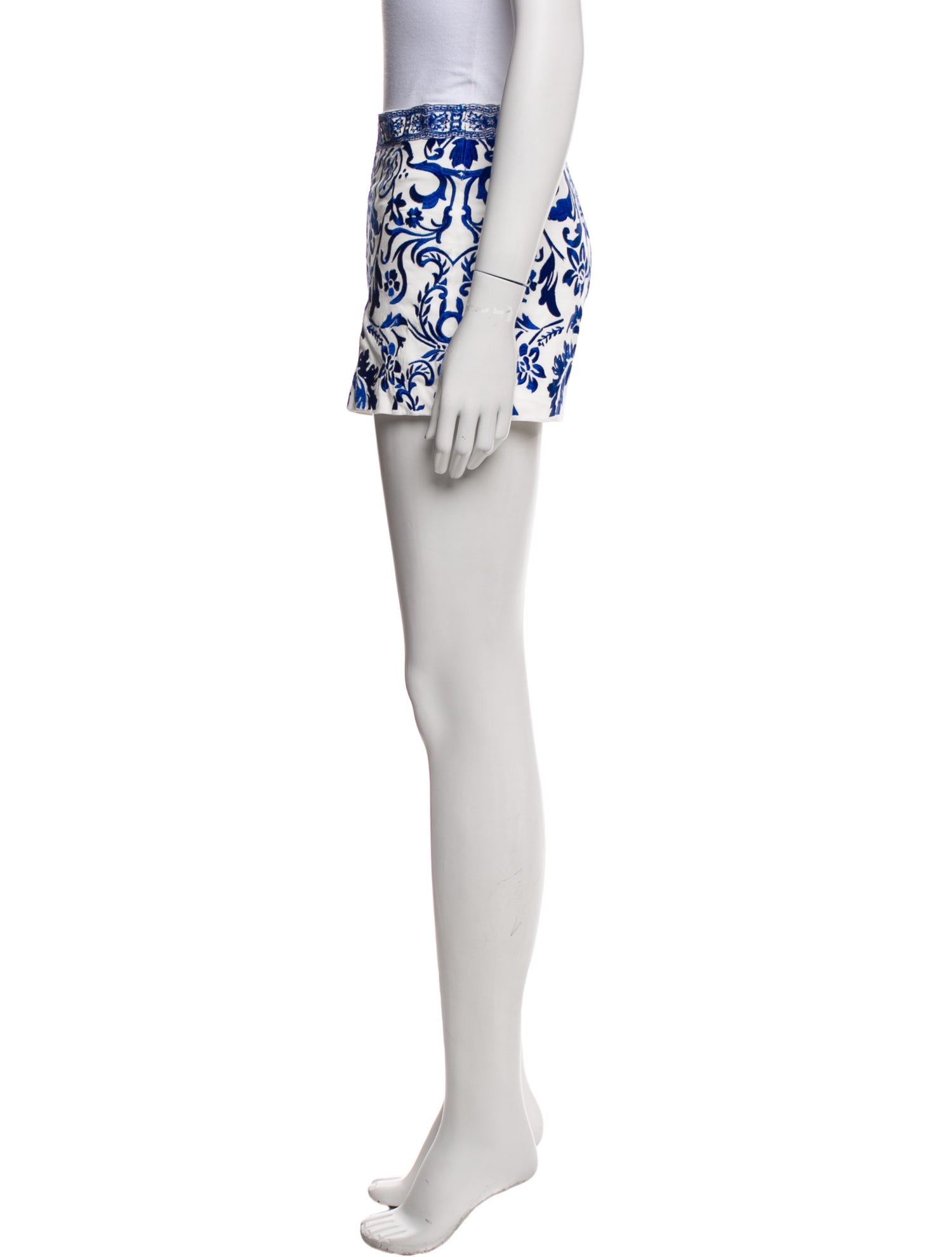 Alice + Olivia Printed Mini Shorts