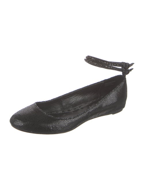 Alice + Olivia Leather Ballet Flats