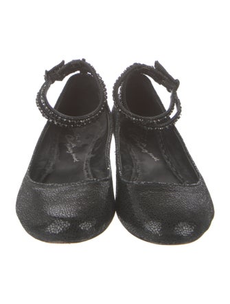 Alice + Olivia Leather Ballet Flats