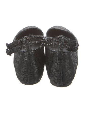 Alice + Olivia Leather Ballet Flats