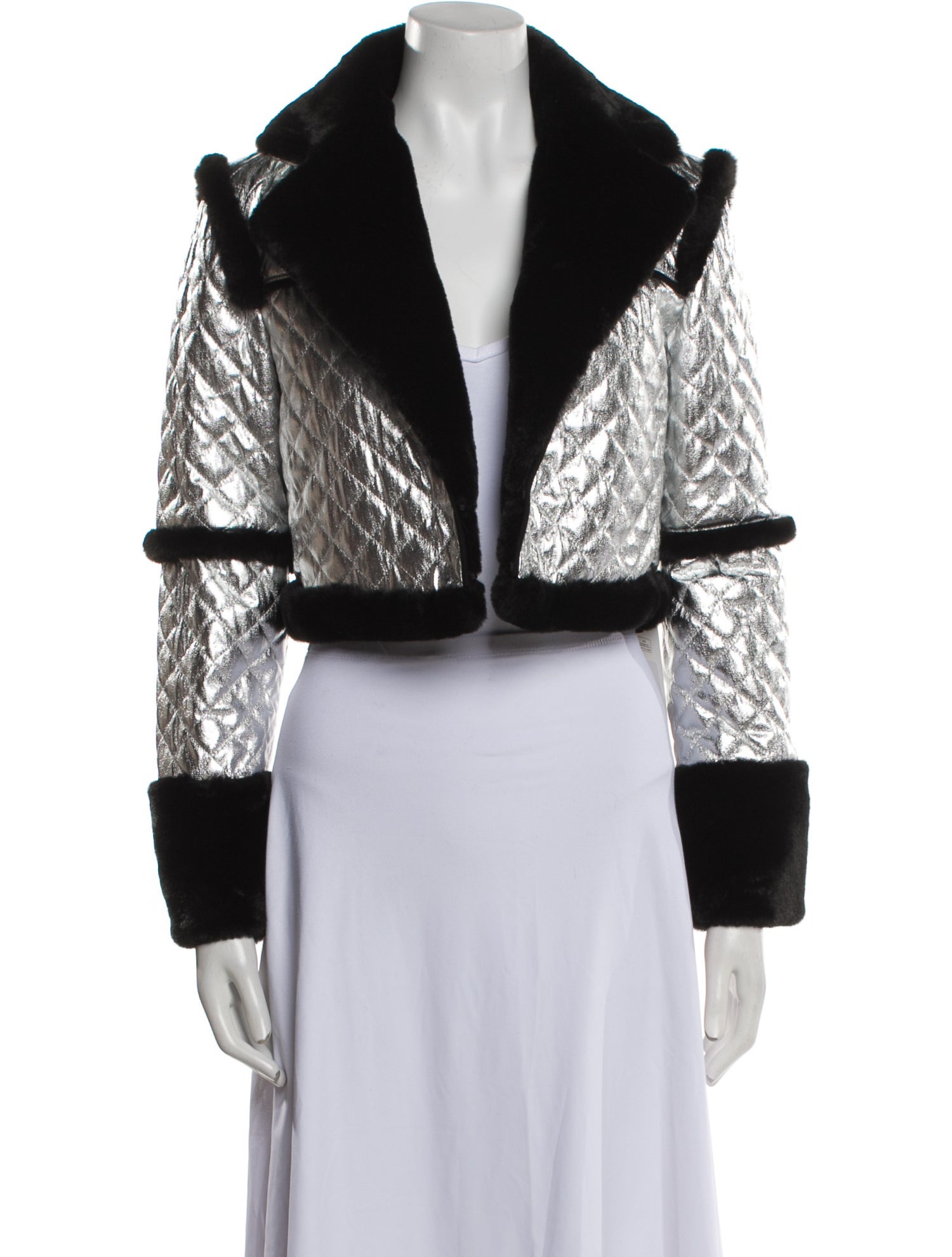 Alice + Olivia Colorblock Pattern Jacket