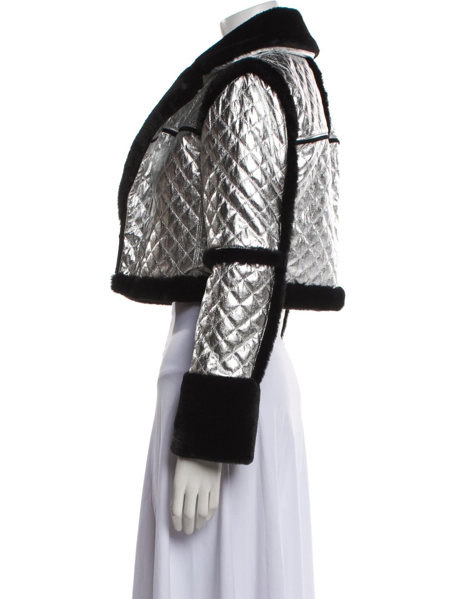 Alice + Olivia Colorblock Pattern Jacket