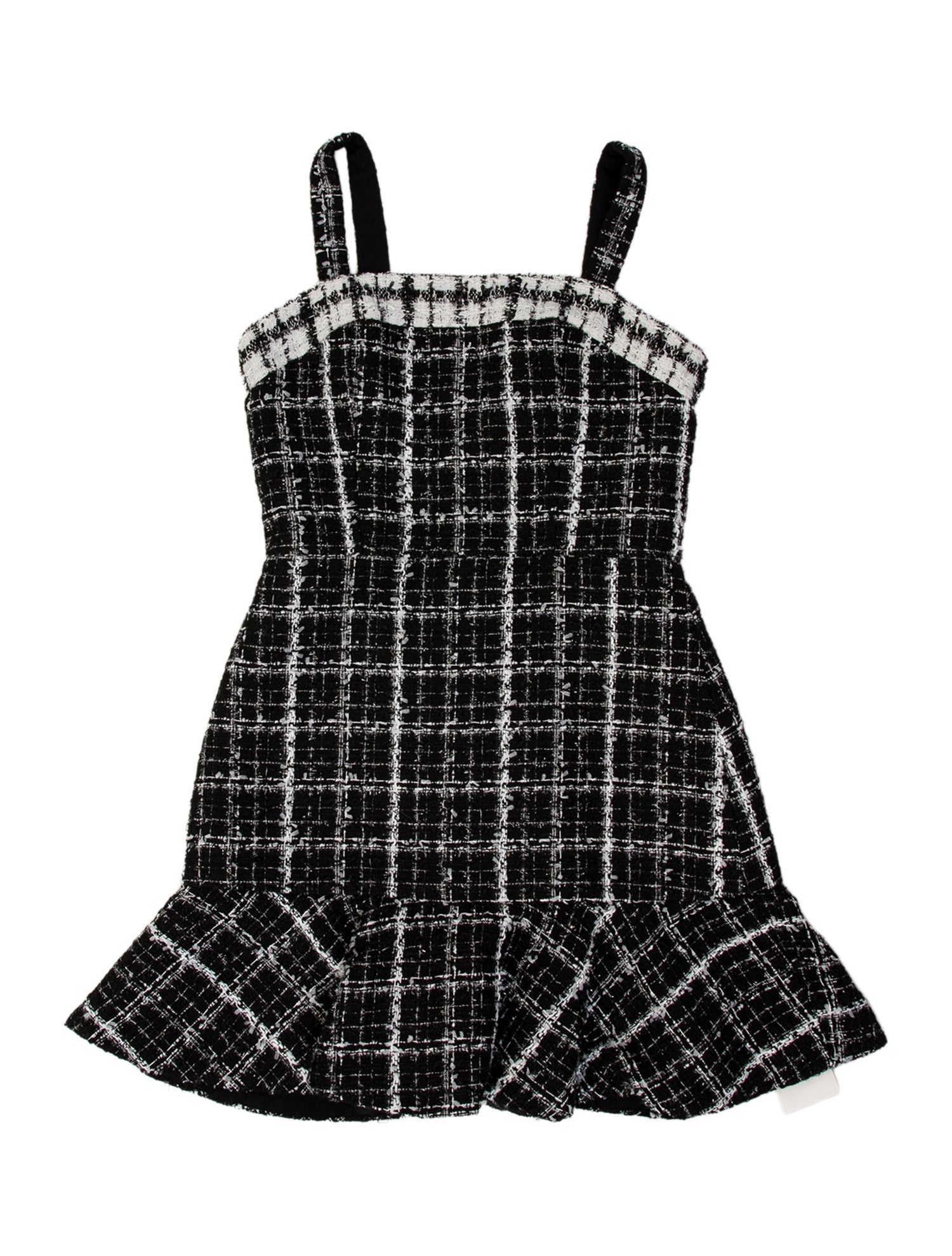 Alice + Olivia Plaid Print Mini Dress