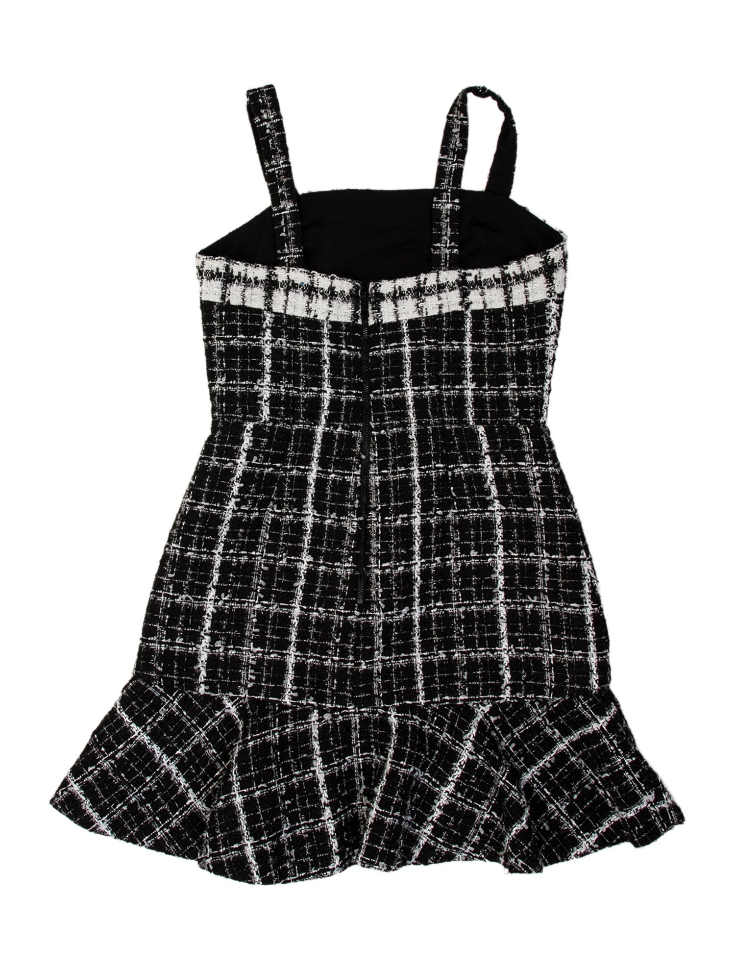 Alice + Olivia Plaid Print Mini Dress