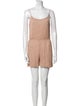 Alice + Olivia Silk Scoop Neck Romper