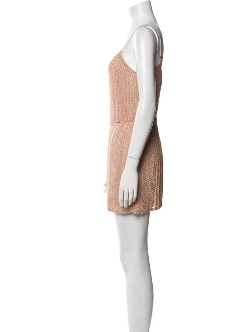 Alice + Olivia Silk Scoop Neck Romper