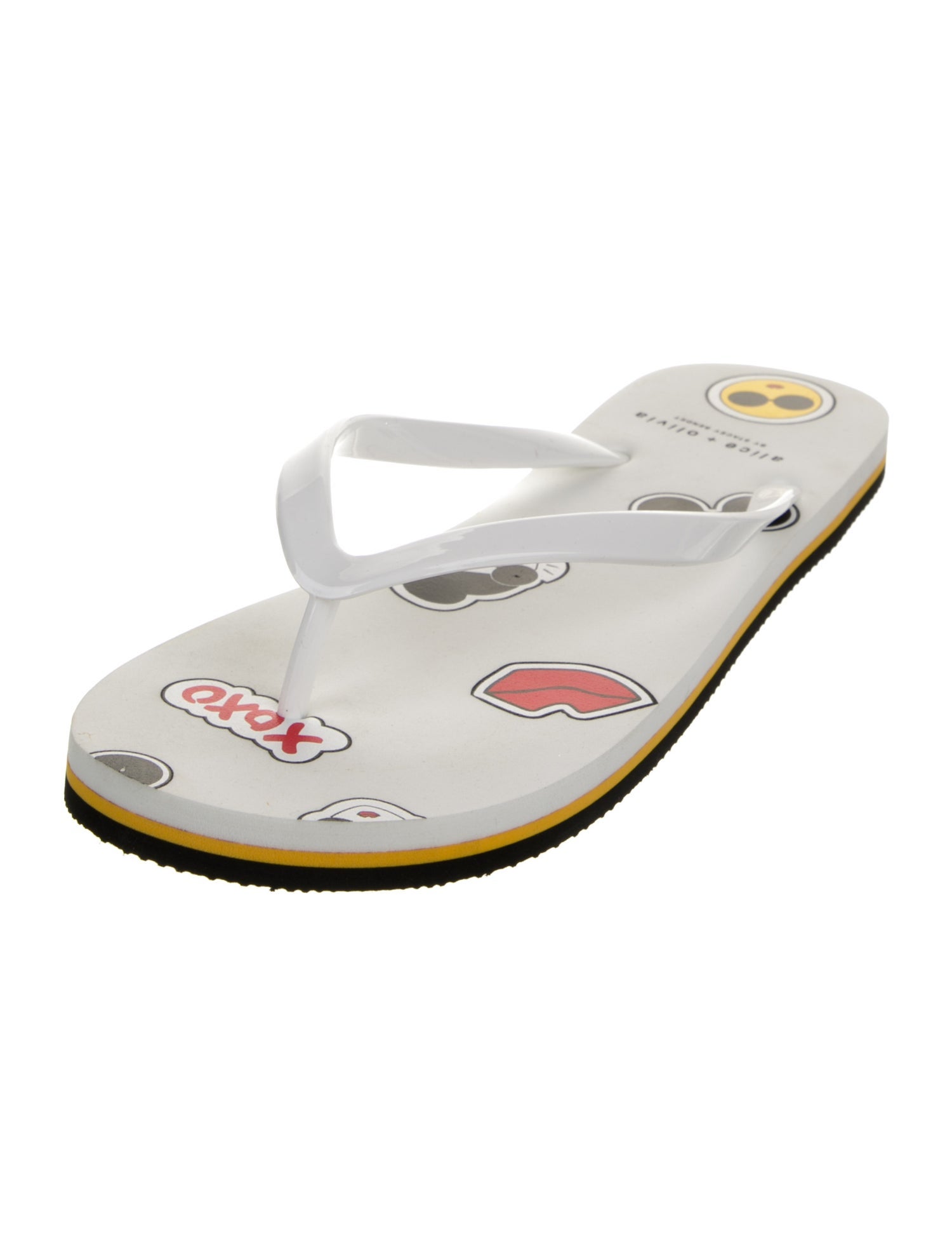 Alice + Olivia Rubber Printed Slides