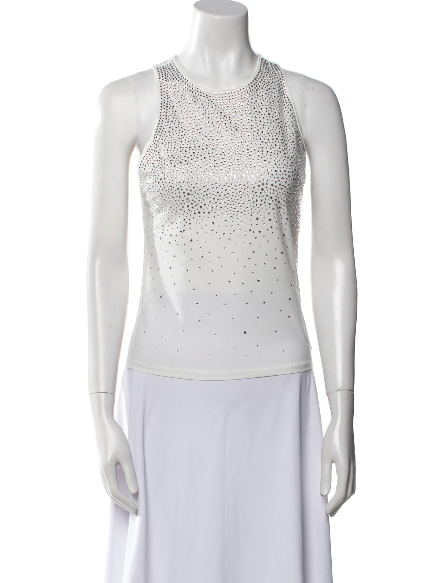 Alice + Olivia Scoop Neck Sleeveless Top