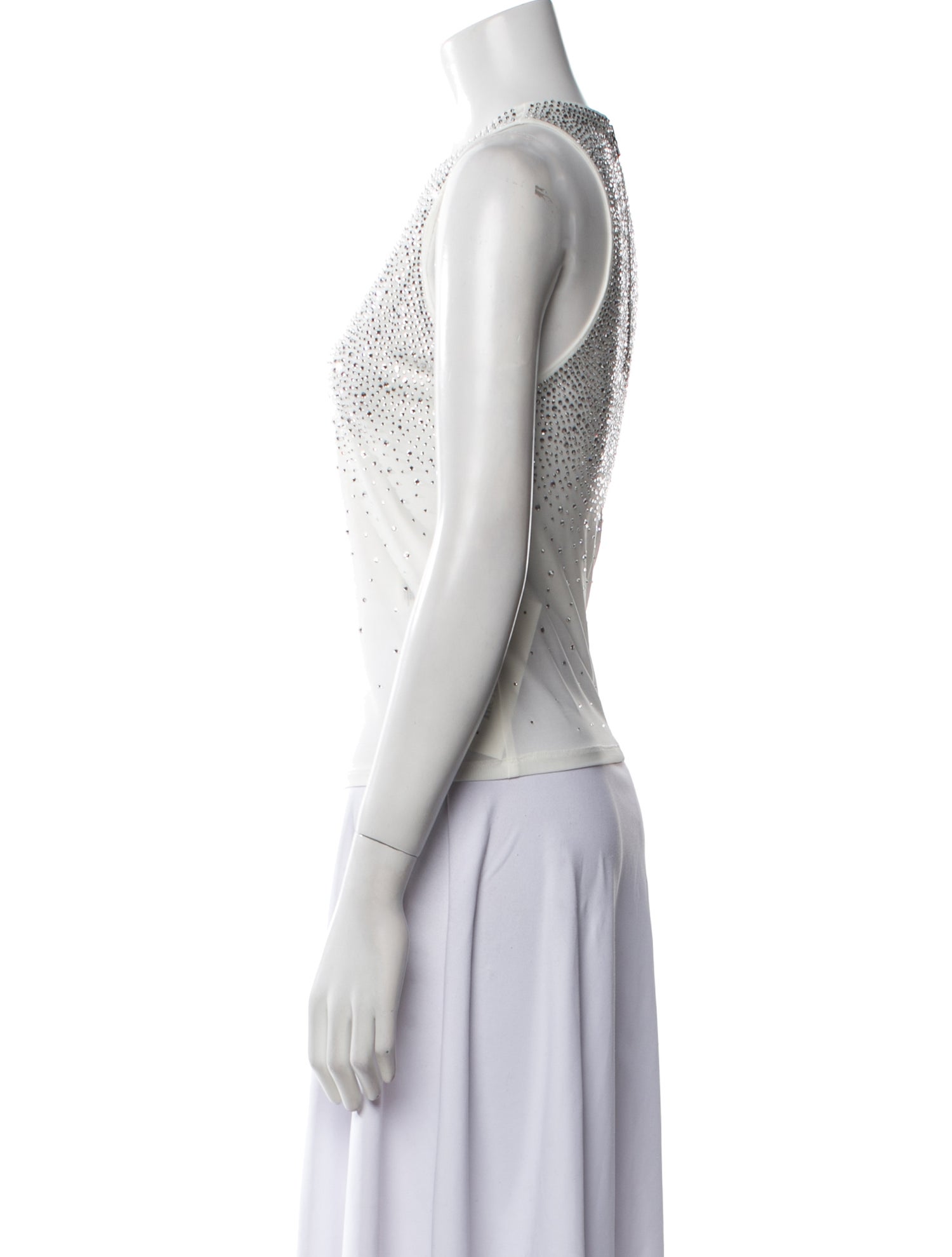 Alice + Olivia Scoop Neck Sleeveless Top