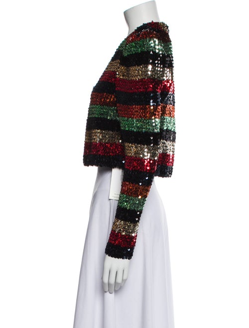 Alice + Olivia Striped Evening Jacket