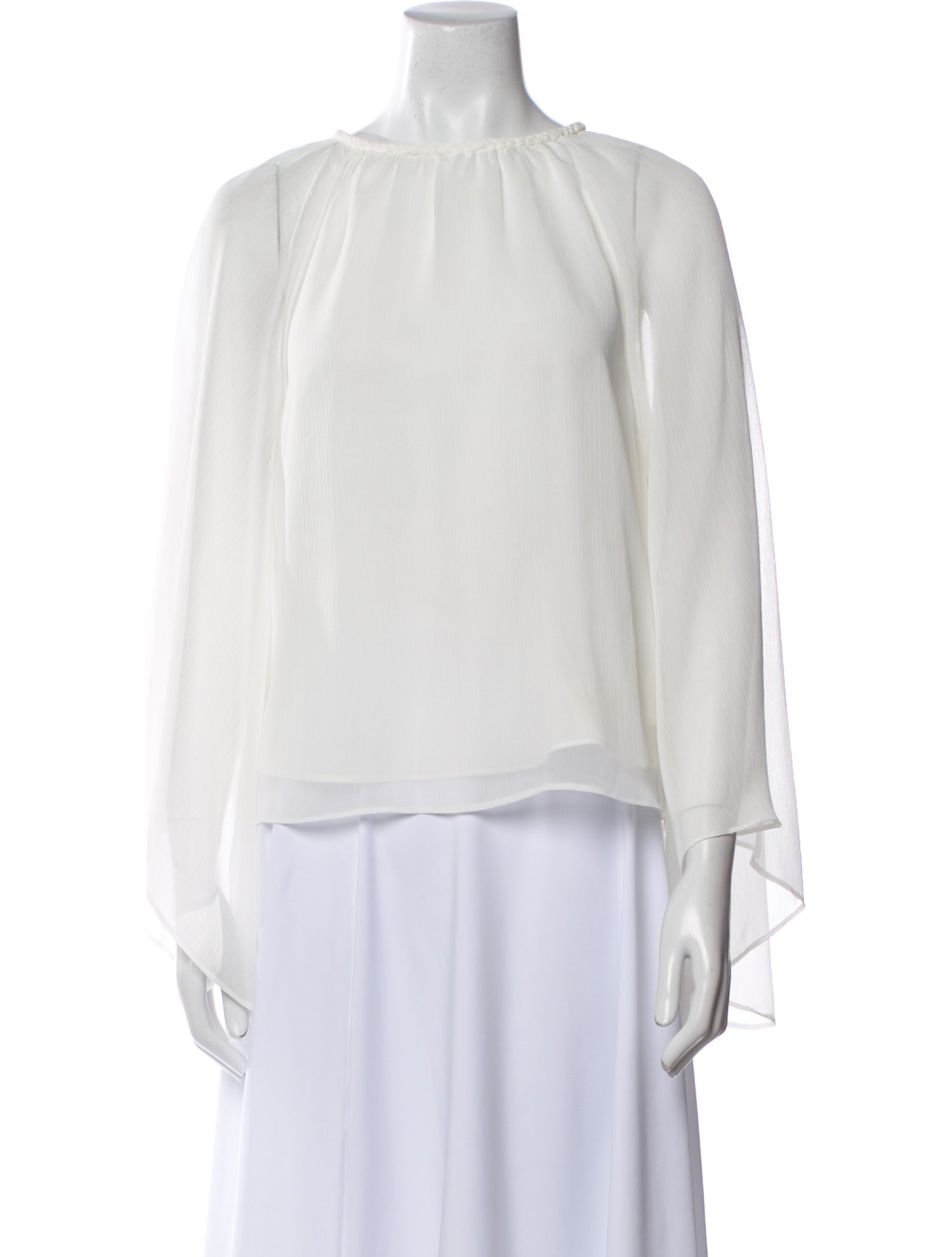 Alice + Olivia Bateau Neckline Long Sleeve Blouse w/ Tags