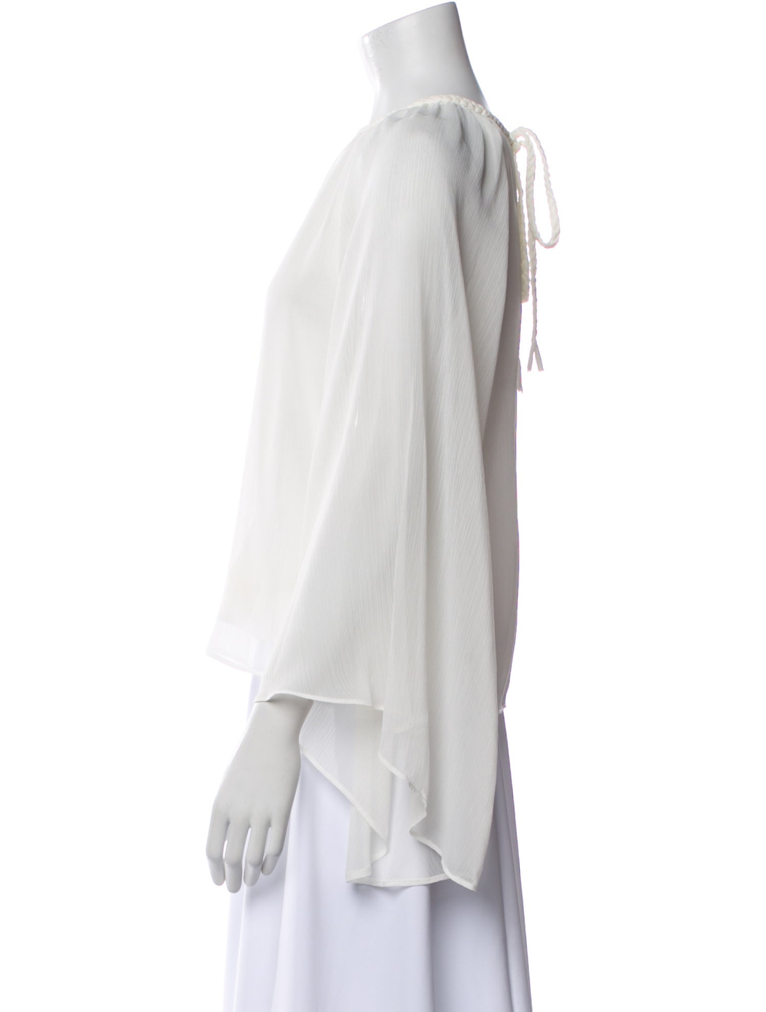 Alice + Olivia Bateau Neckline Long Sleeve Blouse w/ Tags