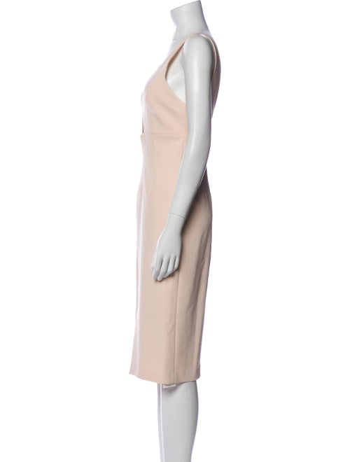 Alice + Olivia V-Neck Midi Length Dress