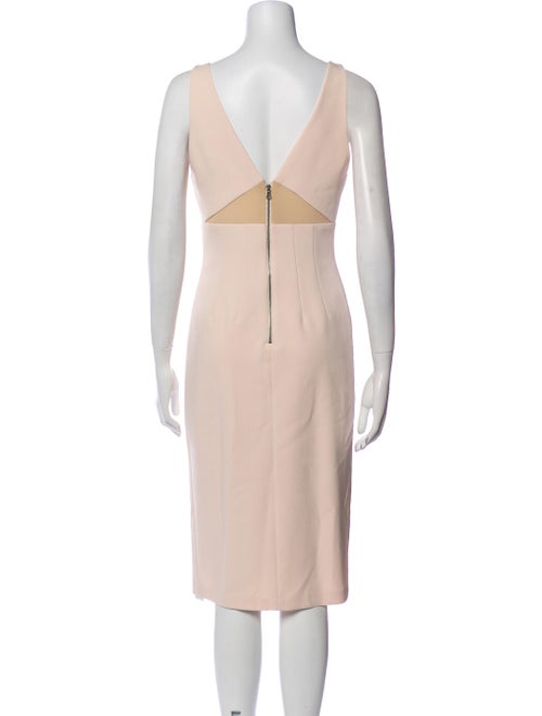 Alice + Olivia V-Neck Midi Length Dress