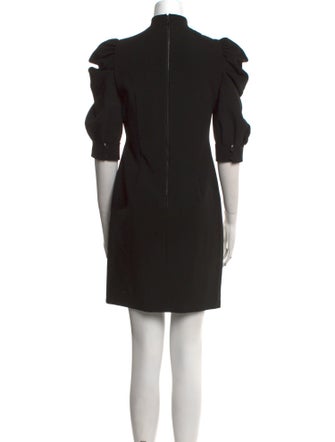 Alice + Olivia Mock Neck Mini Dress