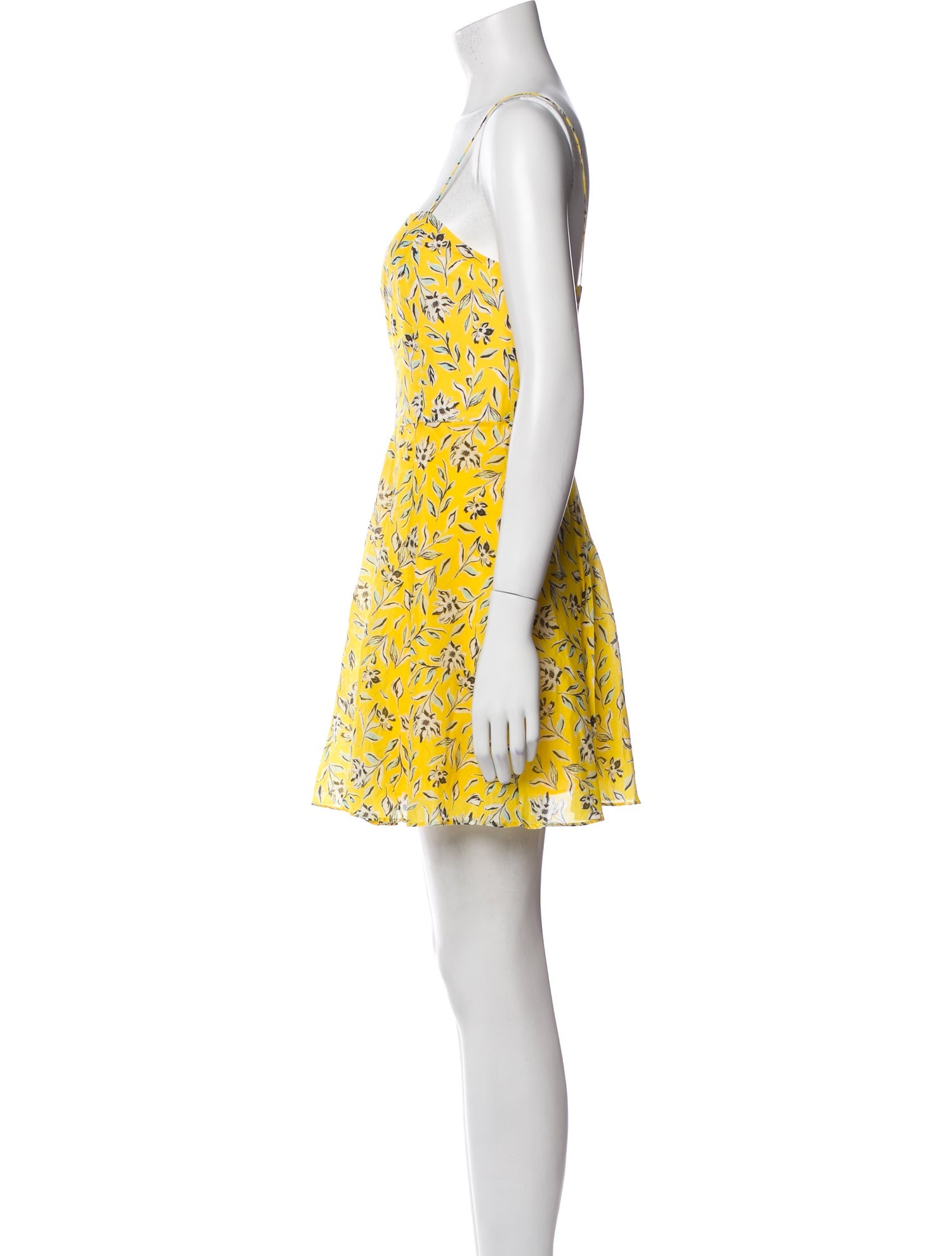 Alice + Olivia Floral Print Mini Dress