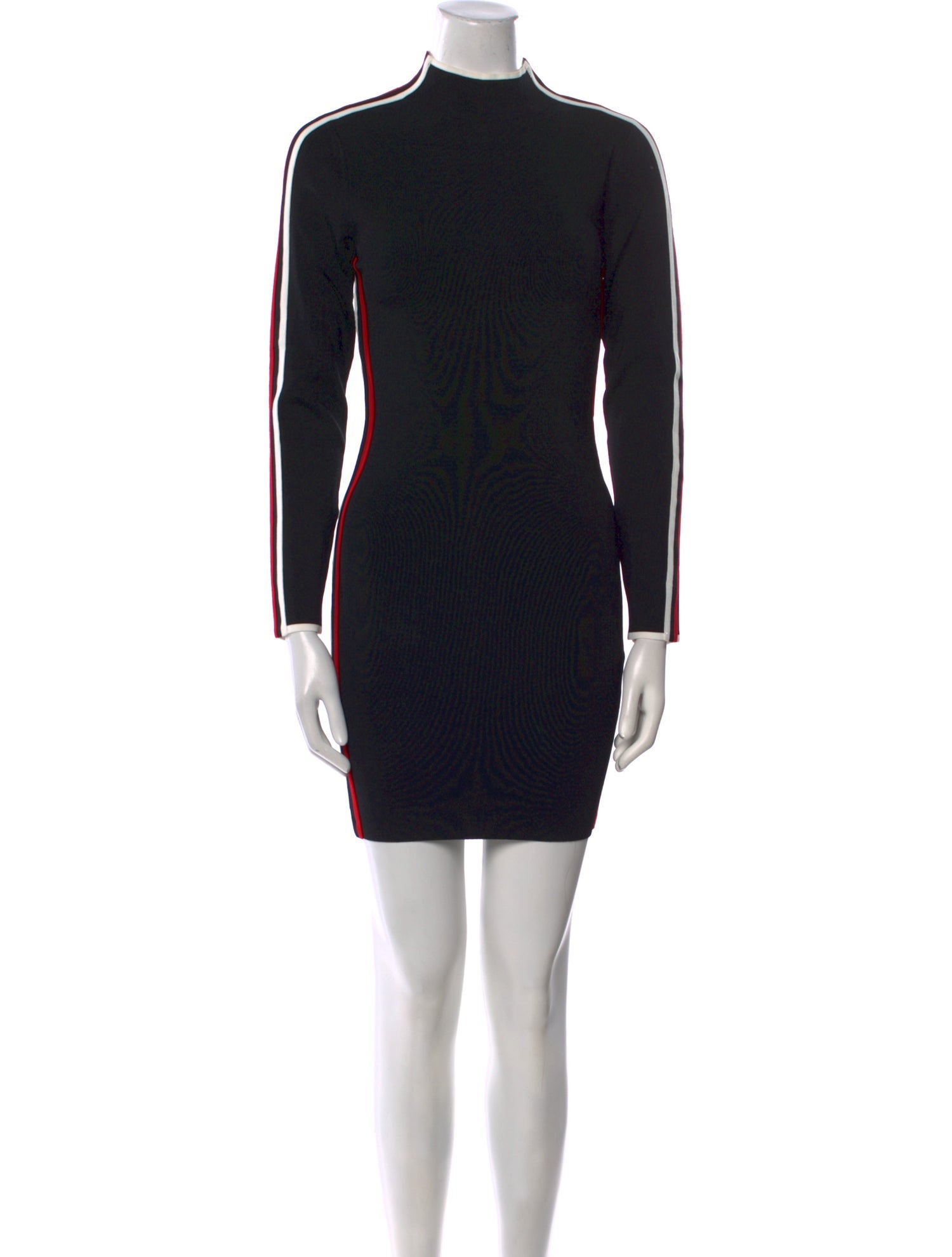 Alice + Olivia Mock Neck Mini Dress