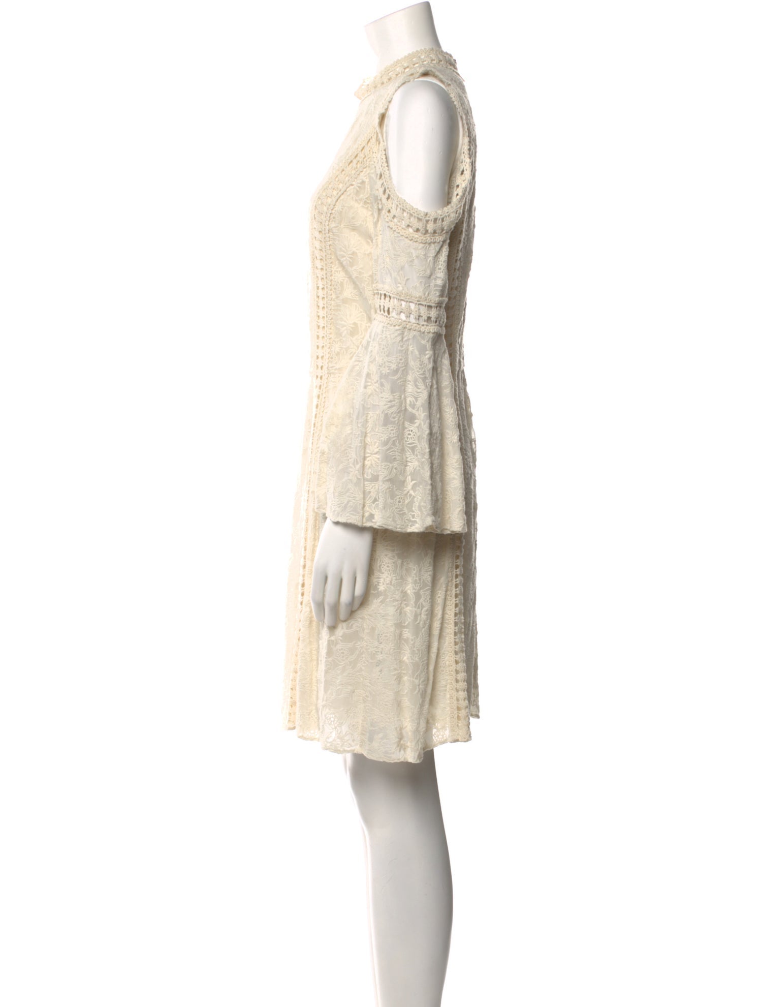 Alice + Olivia Mock Neck Mini Dress