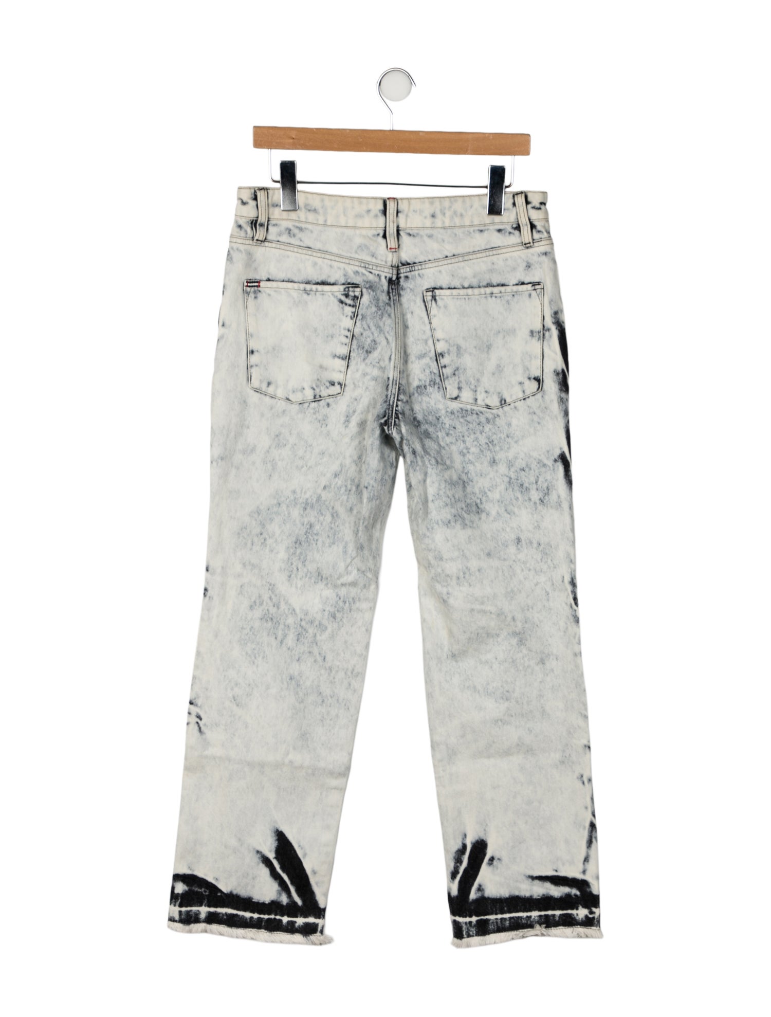 Alice + Olivia Mid-Rise Wide Leg Jeans