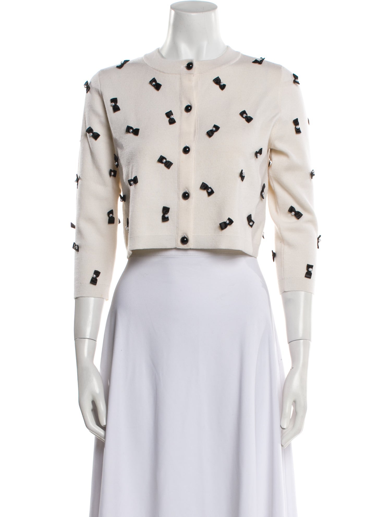 Alice + Olivia Wool Printed Sweater