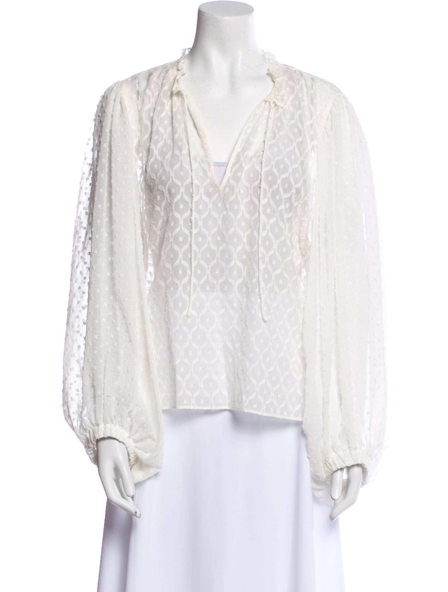 Alice + Olivia Silk Printed Blouse