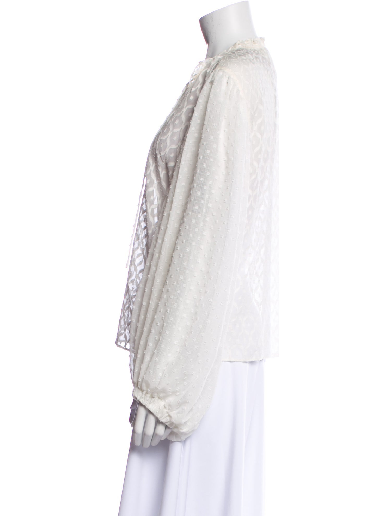 Alice + Olivia Silk Printed Blouse