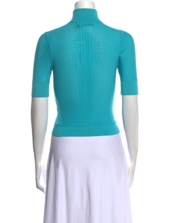 Alice + Olivia Turtleneck Short Sleeve Top