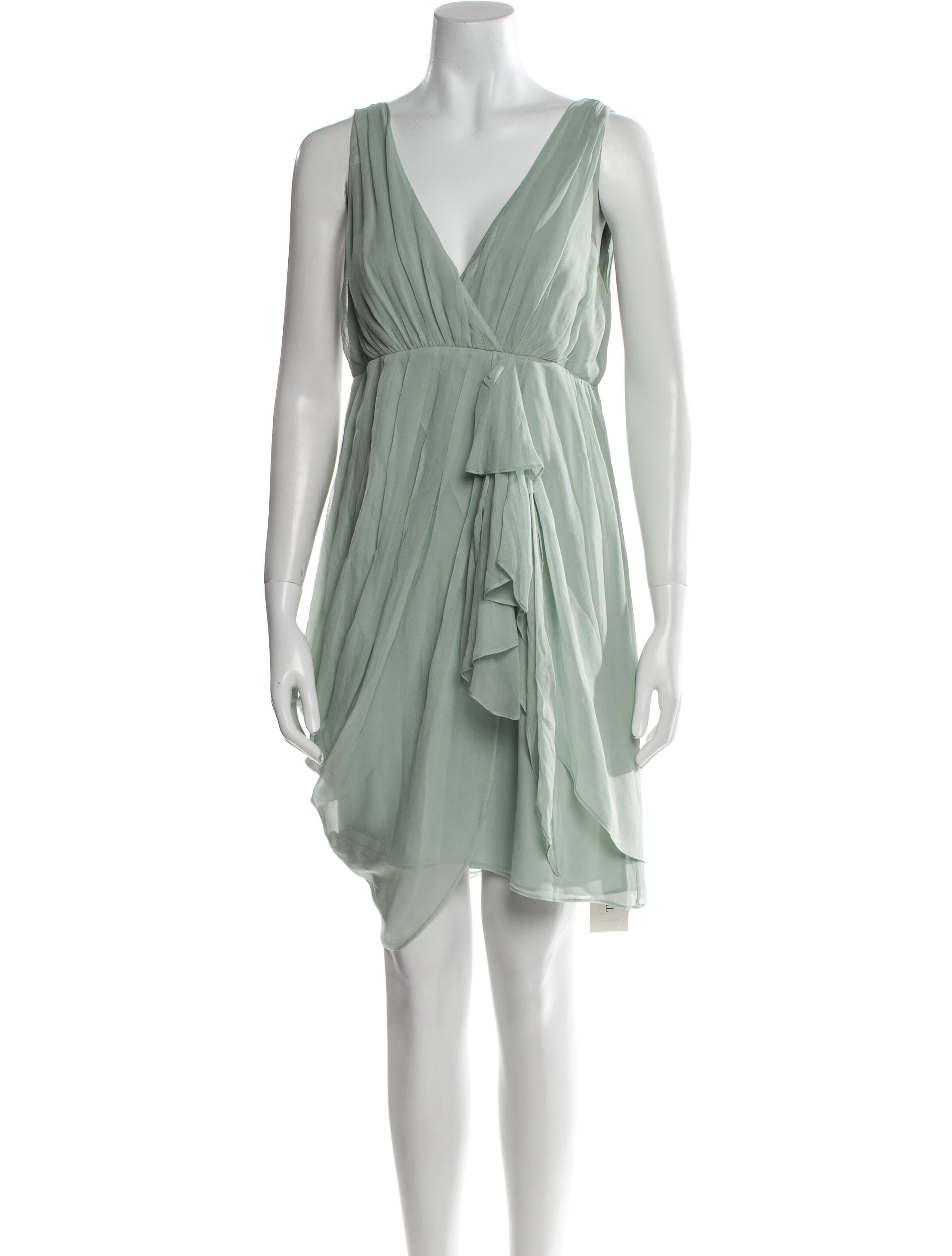 Alice + Olivia V-Neck Knee-Length Dress
