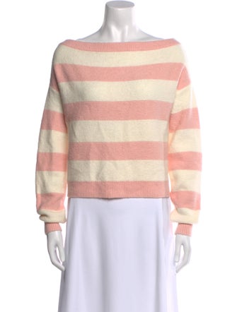 Alice + Olivia Nylon Striped Sweater