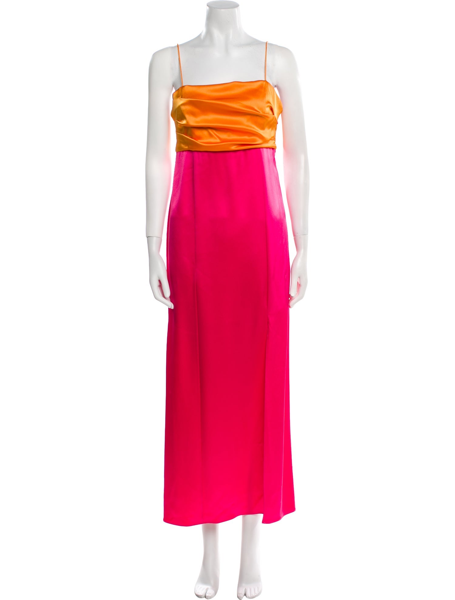 Alice + Olivia Square Neckline Long Dress