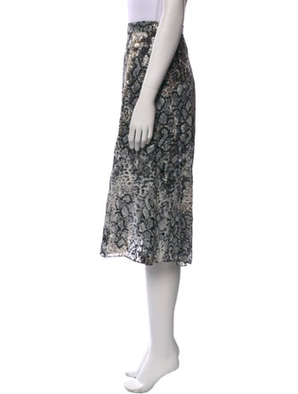 Alice + Olivia Animal Print Knee-Length Skirt