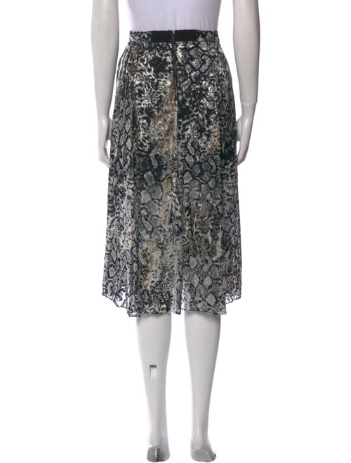 Alice + Olivia Animal Print Knee-Length Skirt