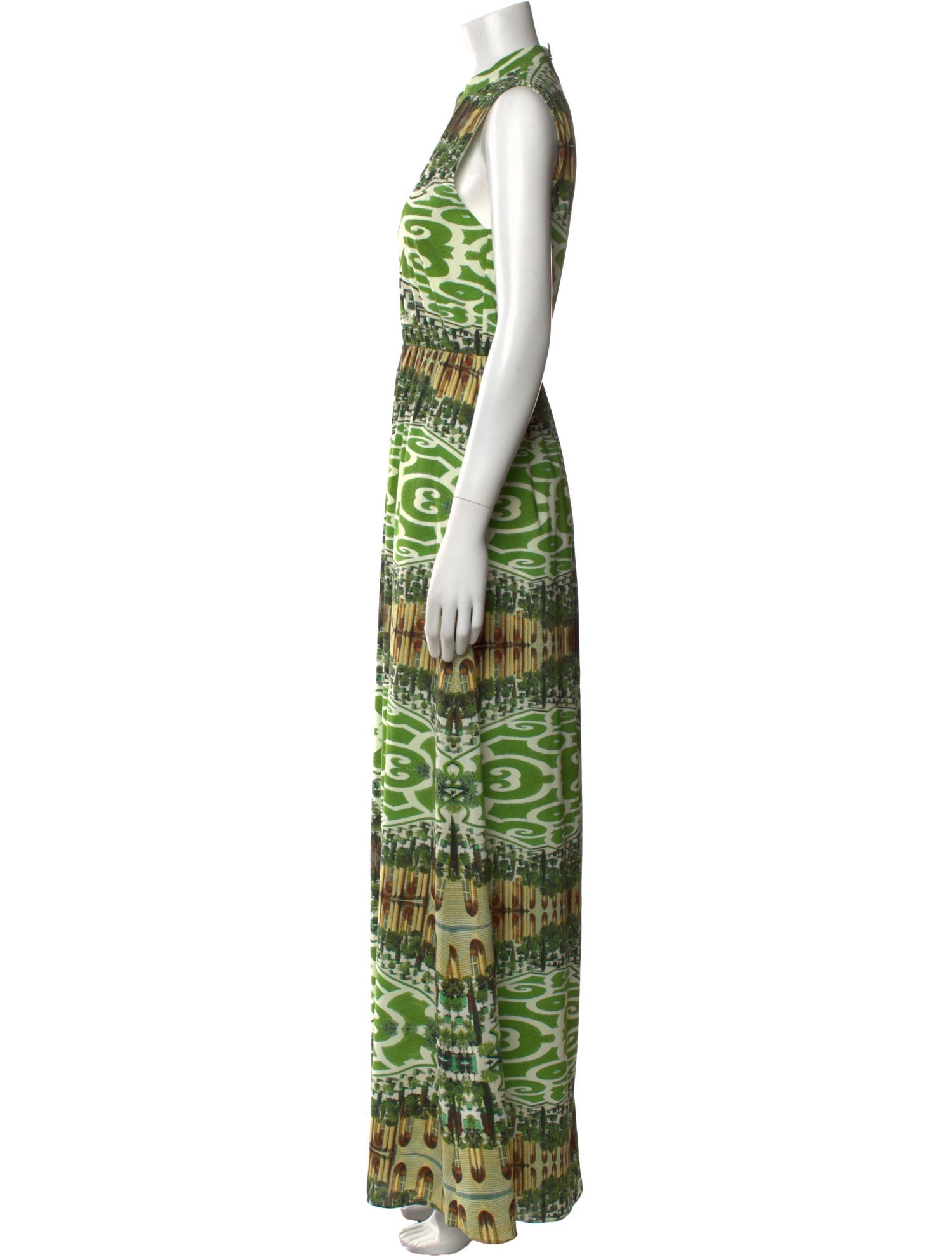 Alice + Olivia Printed Long Dress