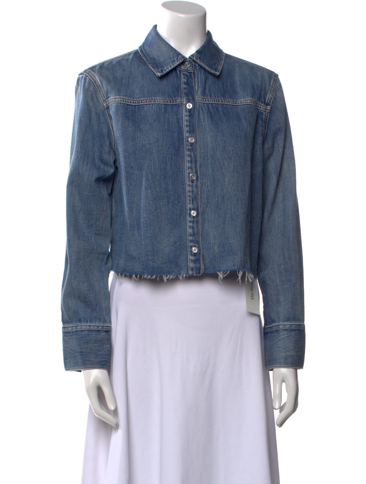 Alice + Olivia Long Sleeve Button-Up Top