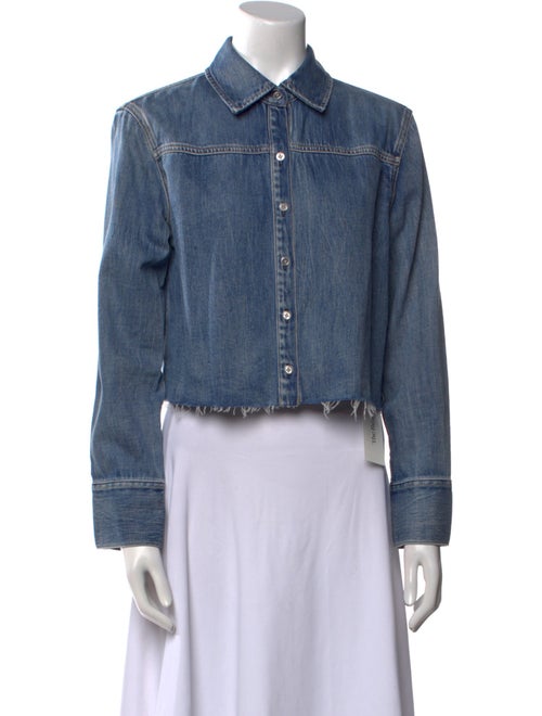 Alice + Olivia Long Sleeve Button-Up Top