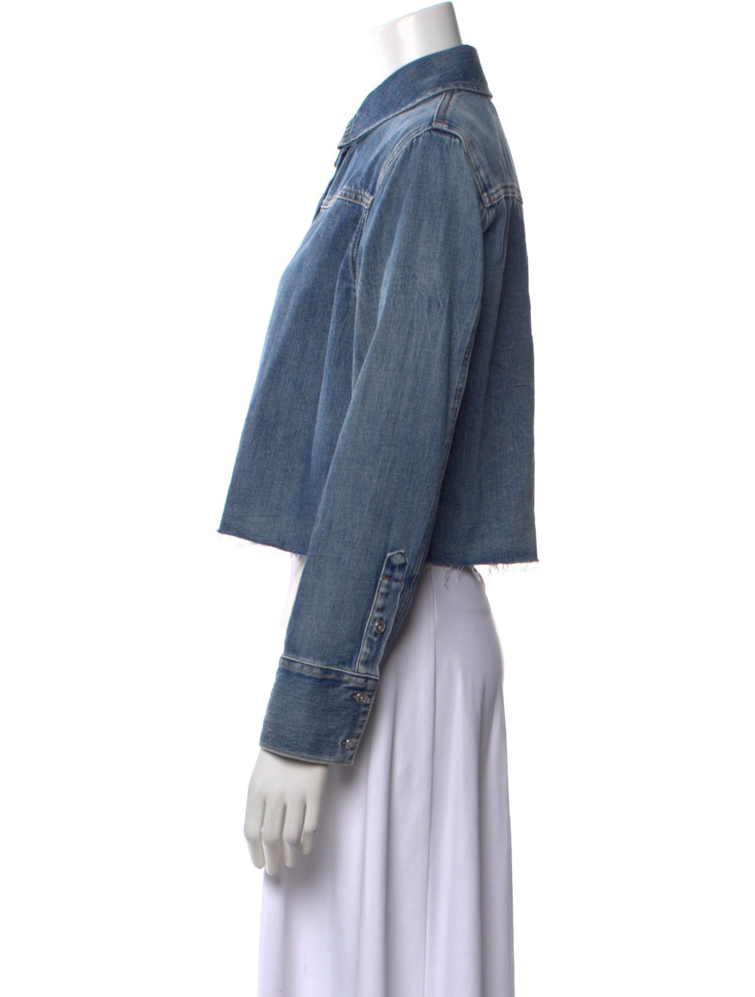 Alice + Olivia Long Sleeve Button-Up Top