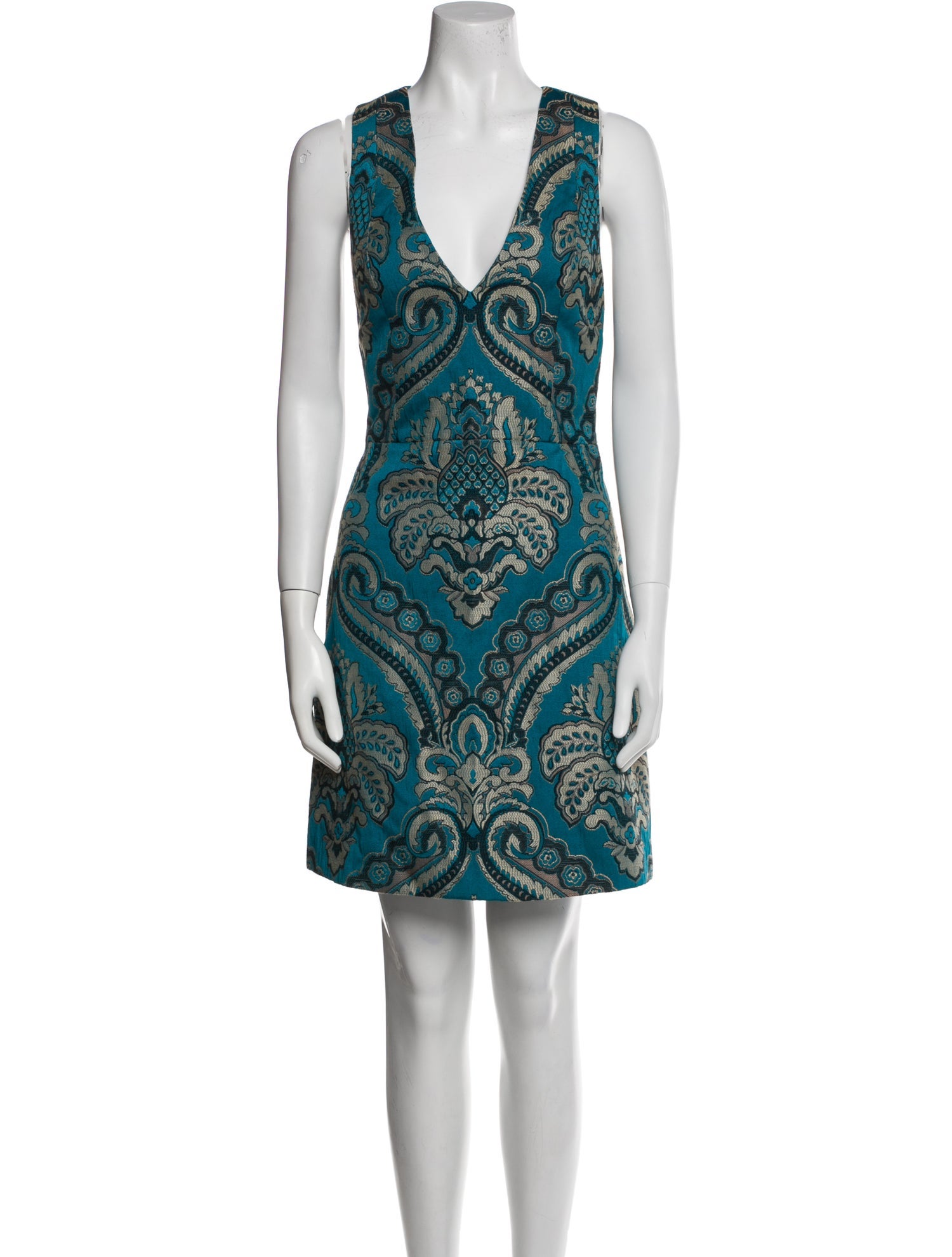 Alice + Olivia Paisley Print Mini Dress w/ Tags