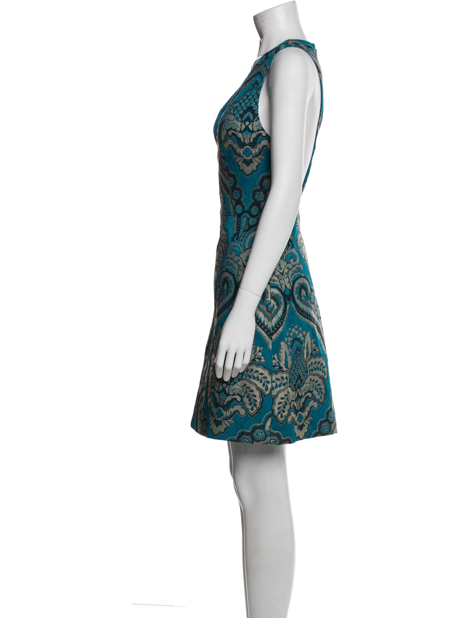 Alice + Olivia Paisley Print Mini Dress w/ Tags