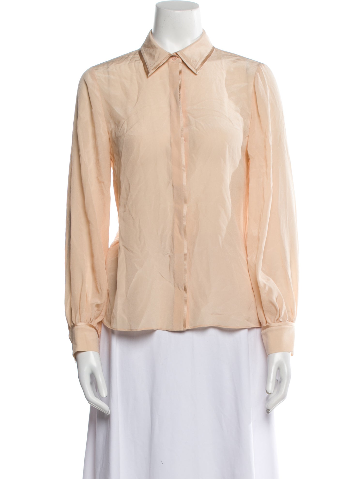 Alice + Olivia Long Sleeve Button-Up Top