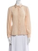Alice + Olivia Long Sleeve Button-Up Top